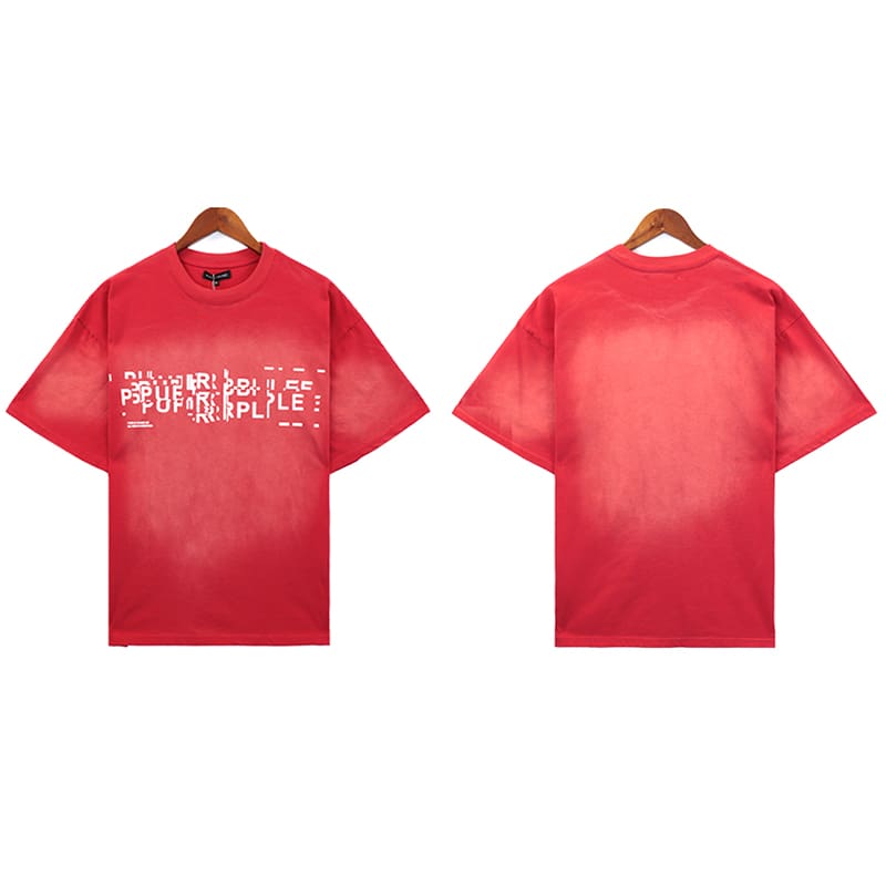 vlone fog pu*re b*and washed cotton t-shirt with glitch sports shorts