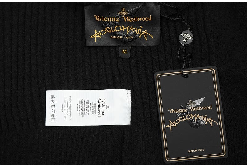 u1u1enne westwood short v-neck embroidered cardigan sweater for women