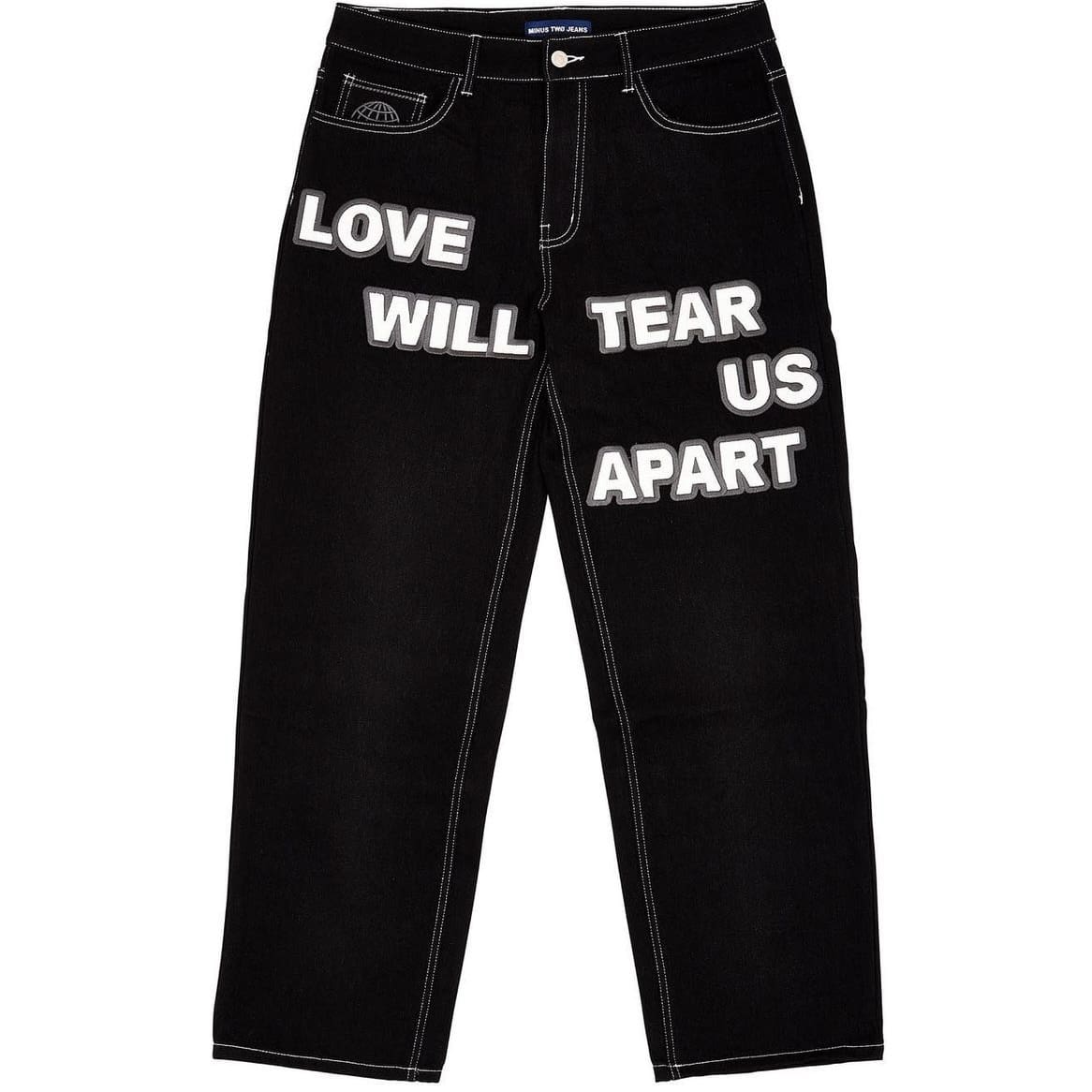 Minus Two Denim Trousers Casual Straight-Leg Loose Fit Hip Hop Star Style A