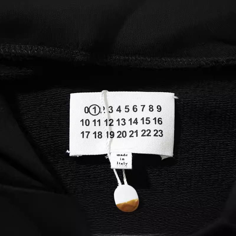 ma*s*n Ma*i*la mm6 plus size terry cardigan hoodie sweater