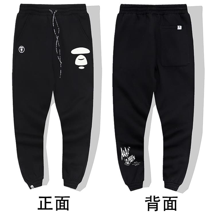 AAPE Camouflage Cotton Sweatpants for Men and Women