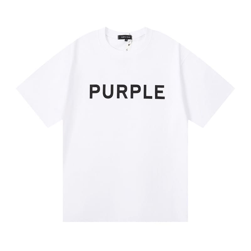 pu*re b*and loose cotton t-shirt round neck short sleeves for men