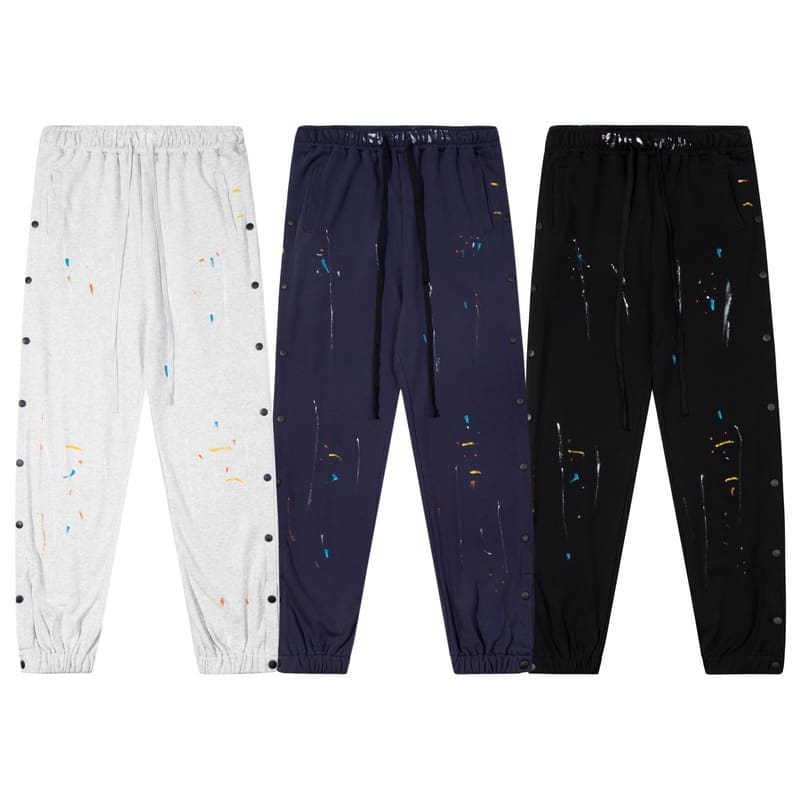 Gallery Dept Paint-Splashing Style Graffiti Sweatpants for Men and Women