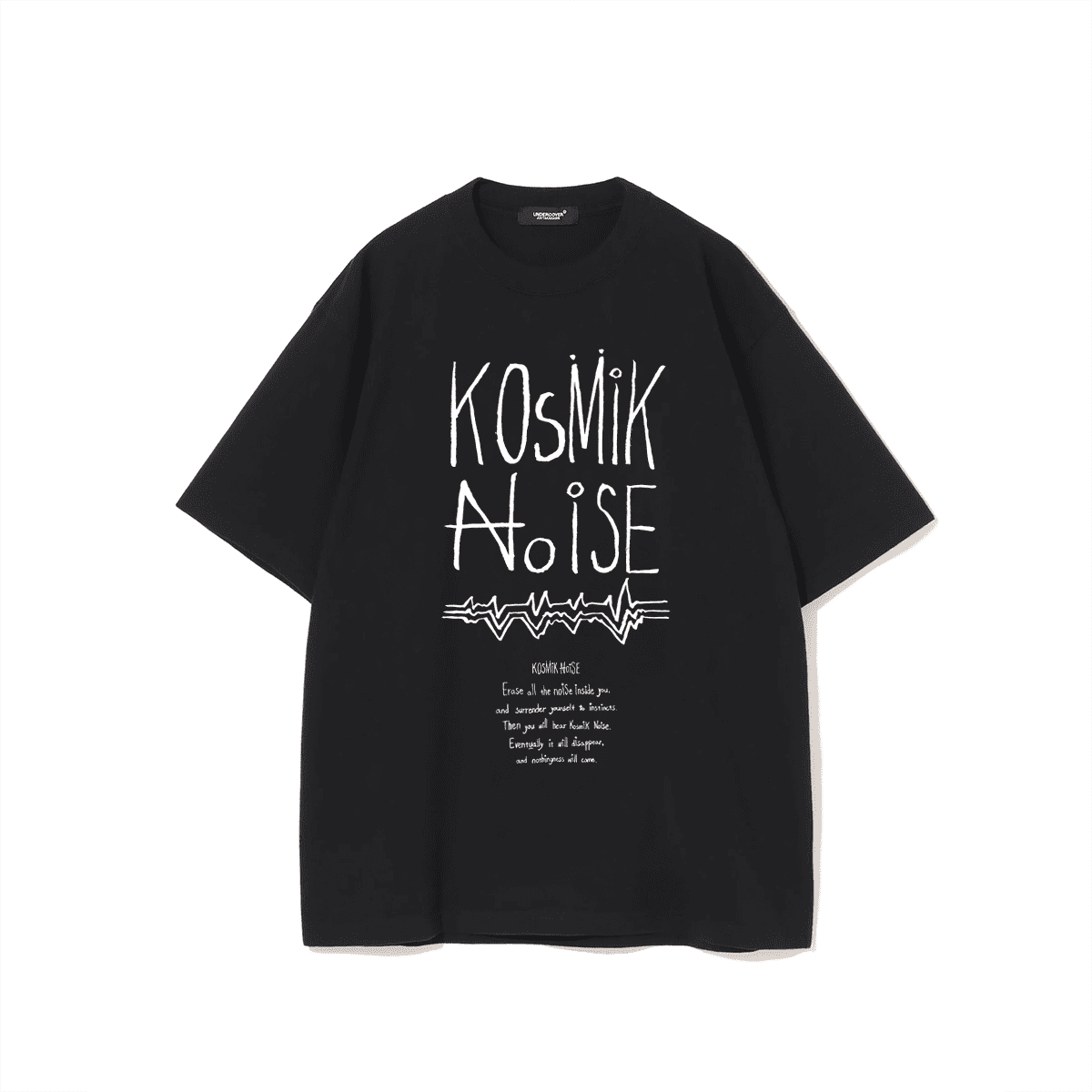 Undercover Retro Washed Print Loose Short Sleeve T-Shirt for Men and Women