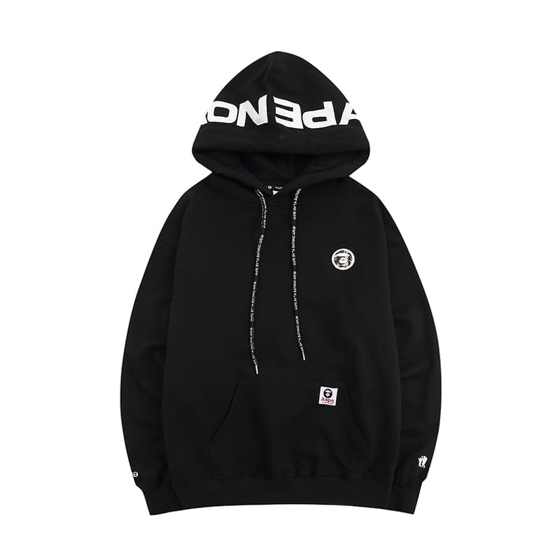 AAPE Cartoon Print Zipper Hoodie for Men and Women