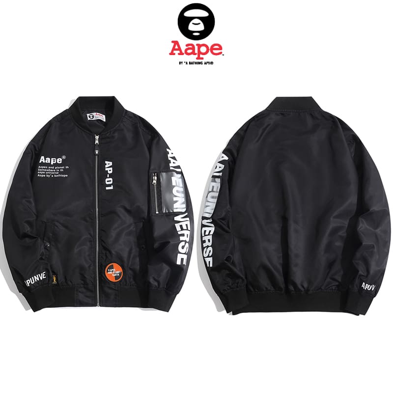 AAPE Camouflage Cotton Sweatpants for Men and Women