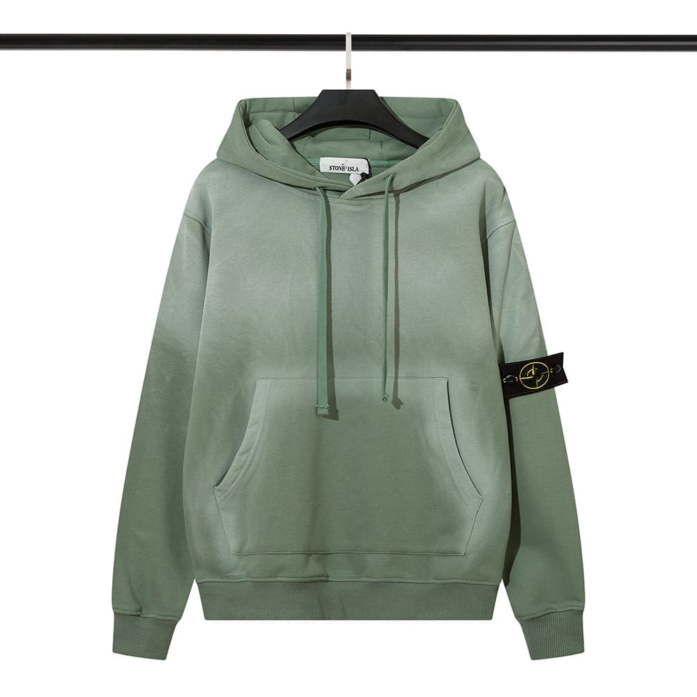 Stone Island Gradient Pullover Compass Armband Hoodie