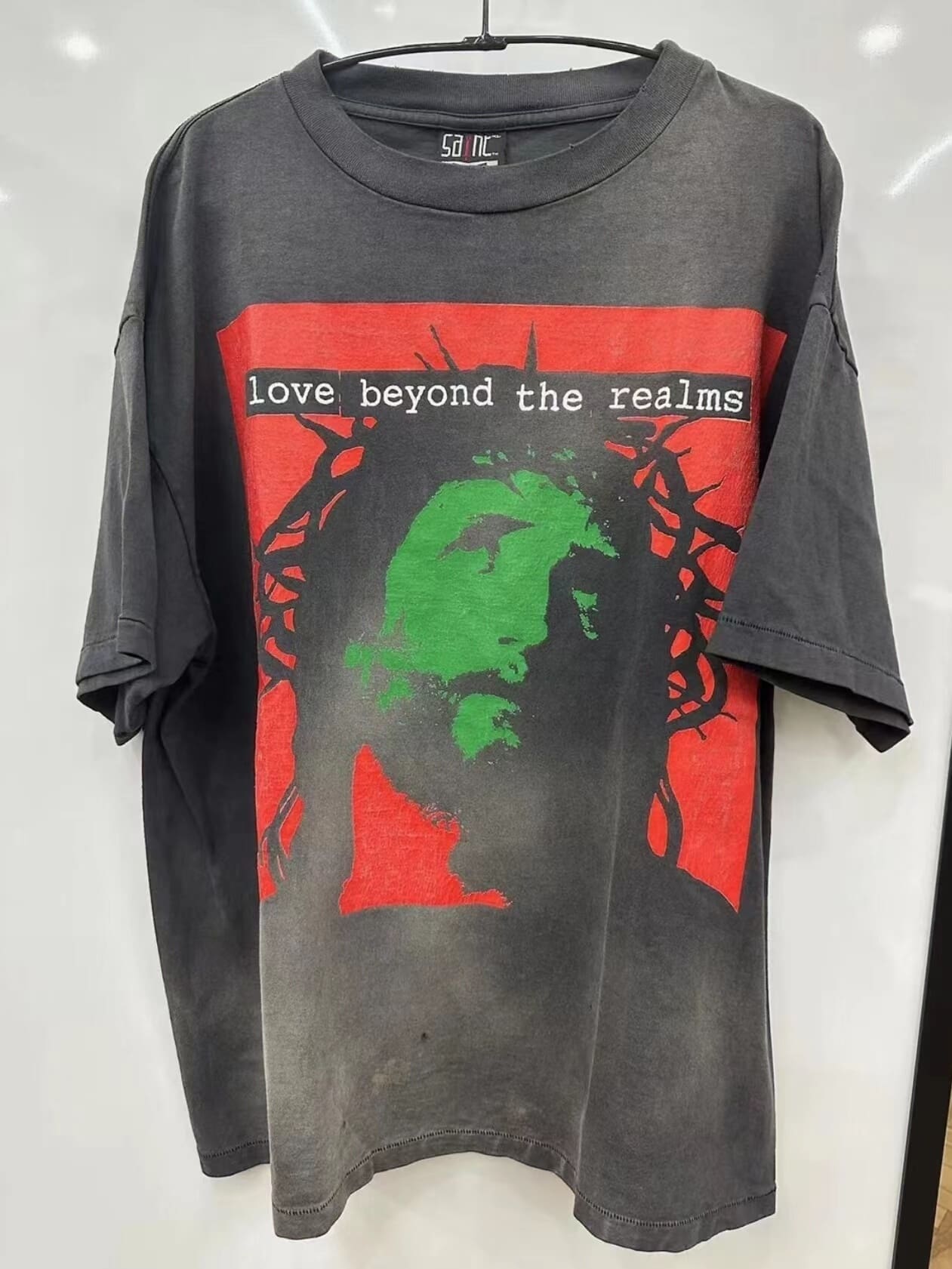 Saint Michael Kosuke Kawamura Washed Short-Sleeve T-Shirt for Men and Women