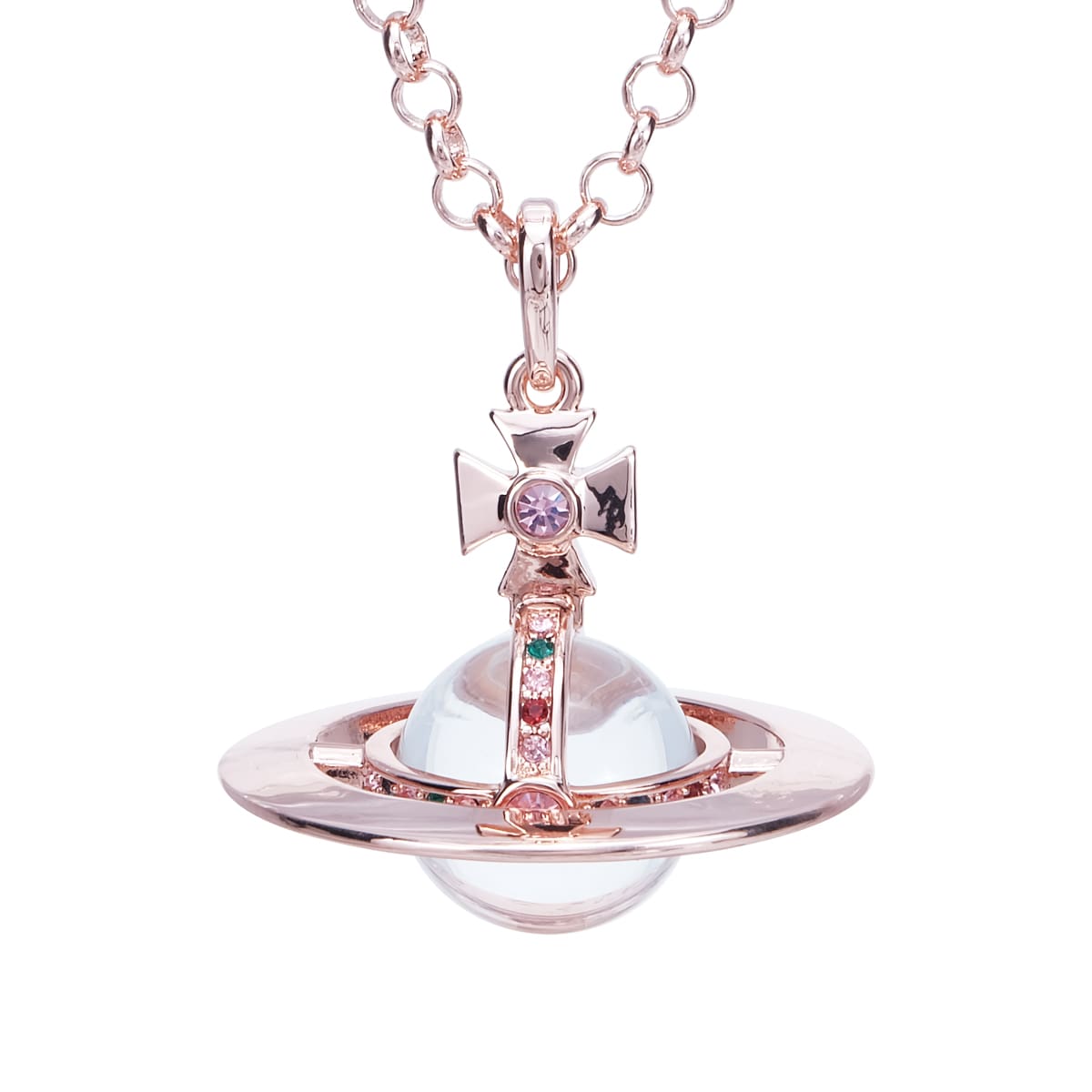 u1u1enne westwood saturn large three-dimensional planet necklace classic style
