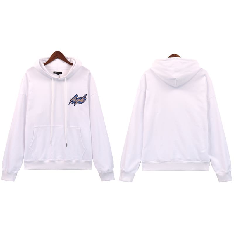 pu*re b*and phantom letter print casual hooded sweater for men and women