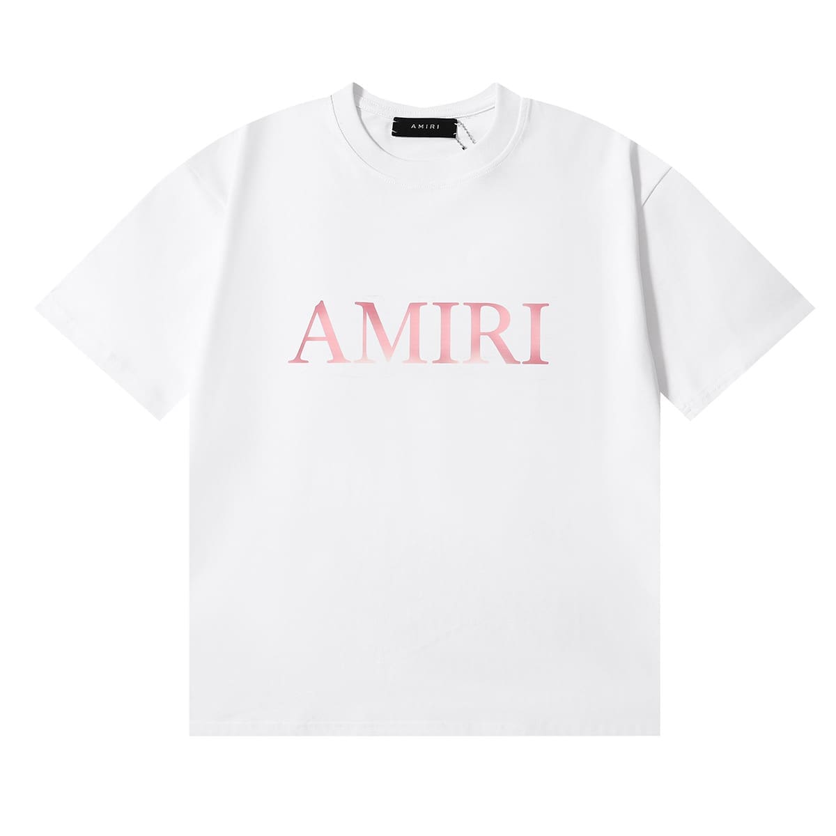 Amiri Fashion Solid Color High Street T-Shirt Retro Loose Fit 2