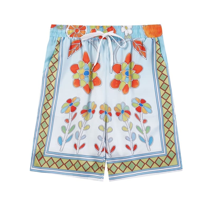 Casablanca Vacation Printed Shirt and Quick-Drying Shorts for Summer
