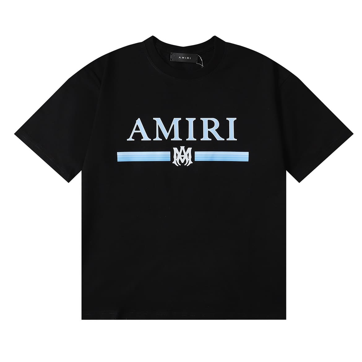 Amiri Fashion Solid Color High Street T-Shirt Retro Loose Fit A