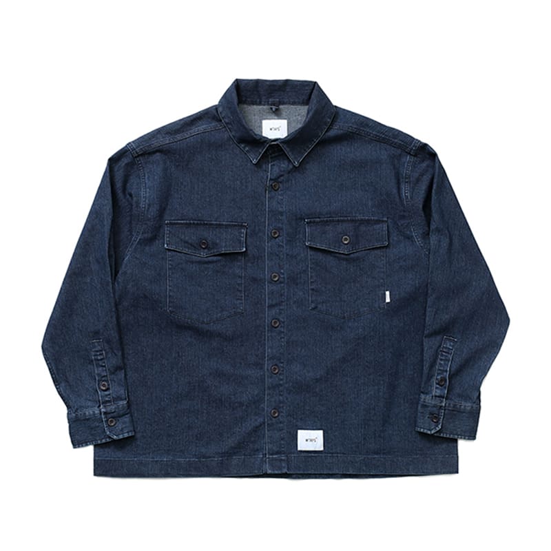 Xishan Che WTAPS Japanese style workwear washed denim jacket CityBoy loose men’s long sleeve shirt