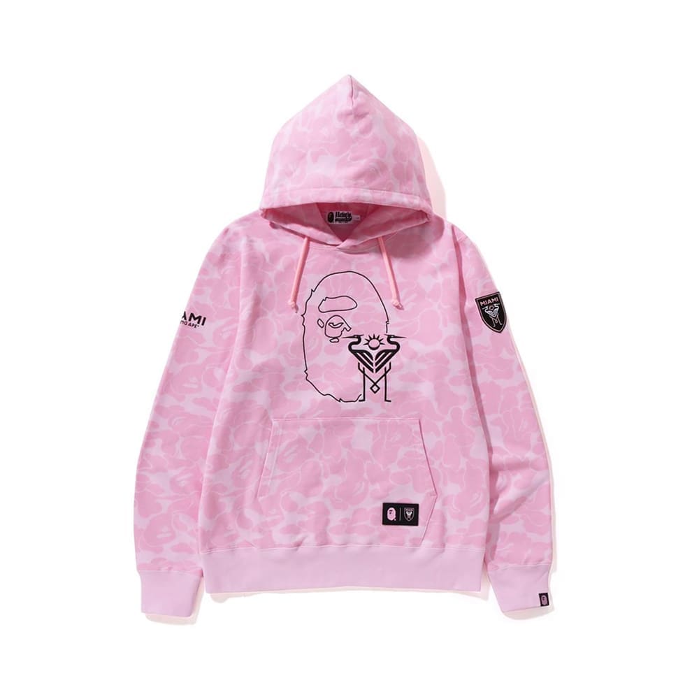 AAPE Ape Head Camouflage Zip Hoodie for Men and Women