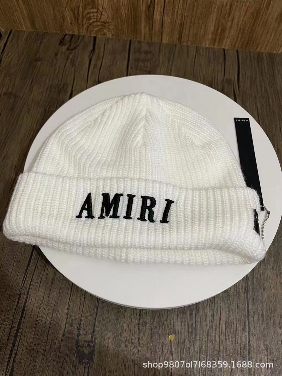 Amiri Embroidered Woolen Cap Knitted Hat for Men and Women
