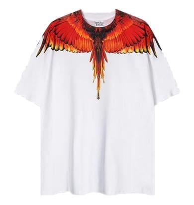 Marcelo Burlon Wings T-Shirt Classic Feather Short Sleeve