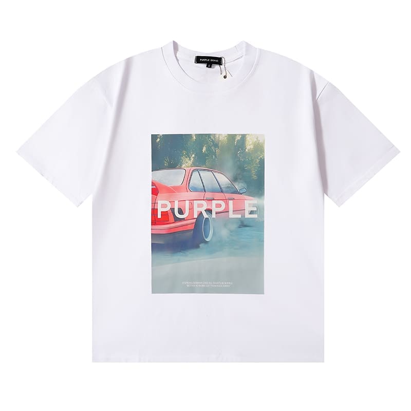 vlone fog pu*re b*and oil painting print t-shirt for men