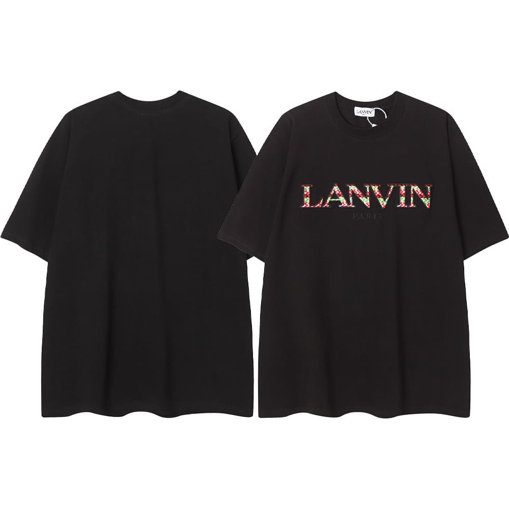 Gallery Dept X Lanvin Embroidered Printed Splash-Ink T-Shirt for Men