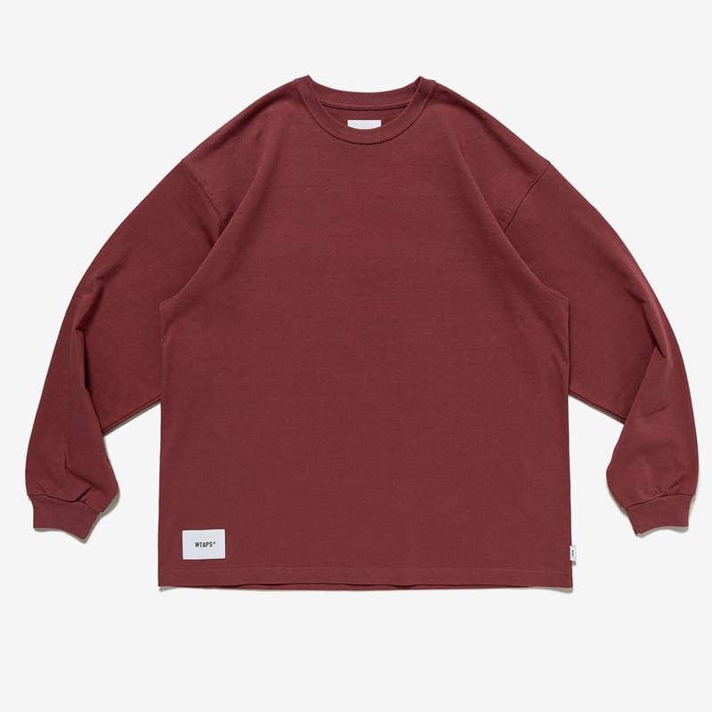 Fashion brand WTAPS back printed round neck long sleeve T-shirt men’s casual loose sports bottoming shirt men’s and women’s long sleeves top