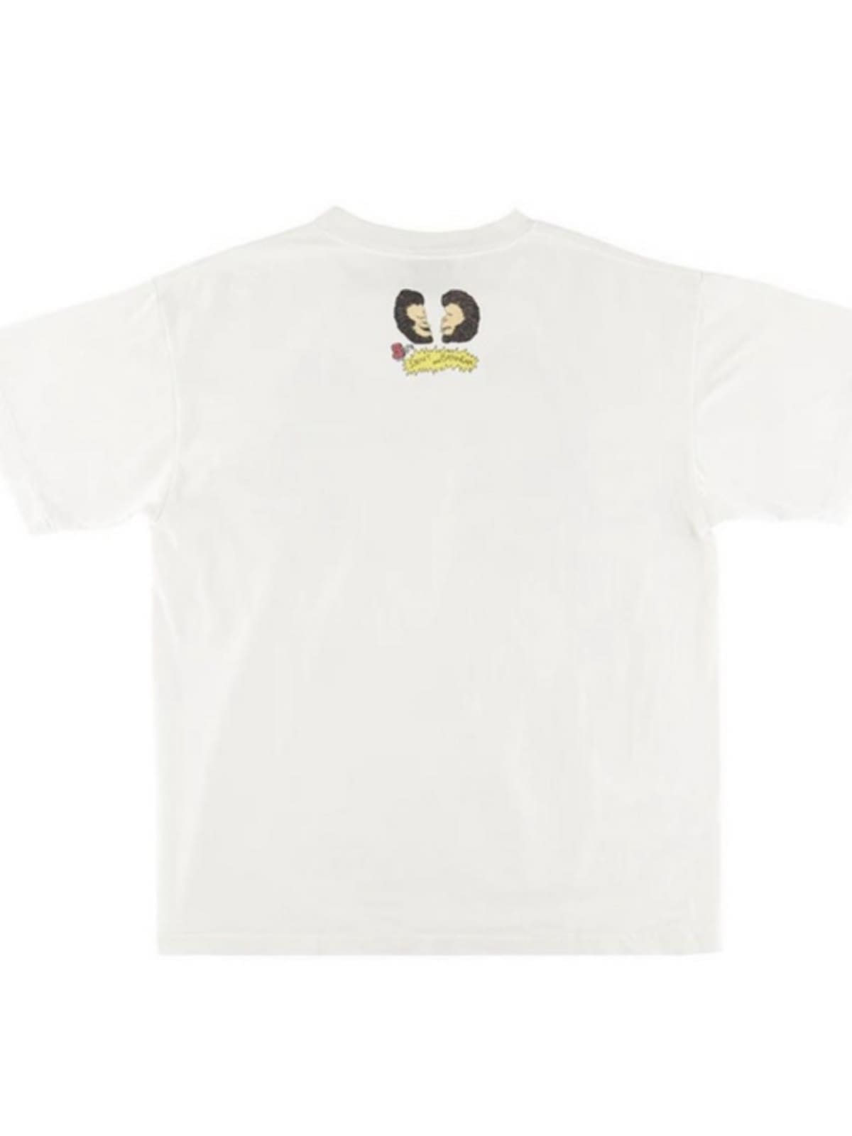 Saint Michael Cartoon Character Print Casual Loose Short-Sleeve T-Shirt for Men and Women