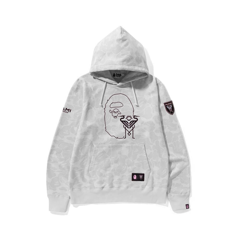 AAPE Ape Head Camouflage Zip Hoodie for Men and Women