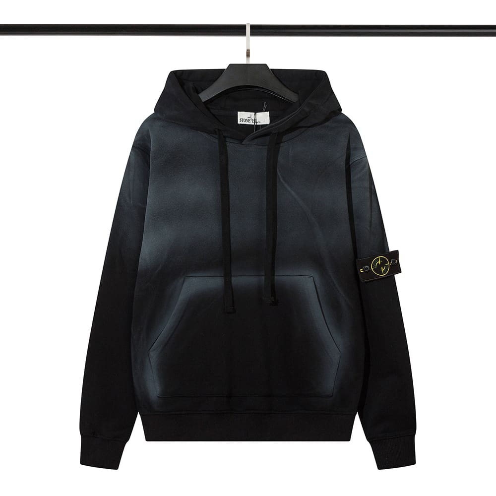 Stone Island Gradient Pullover Compass Armband Hoodie