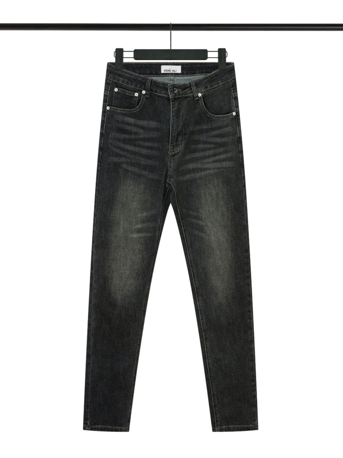 Stone Island Compass Badge Washed Distressed Casual Pants