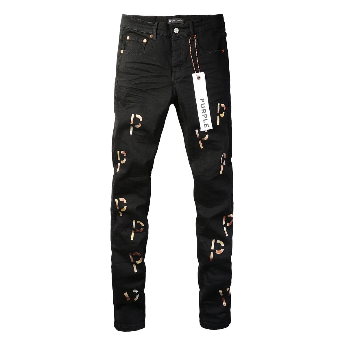 pu*re b*and jeans american gilded letter cross-border factory direct sales
