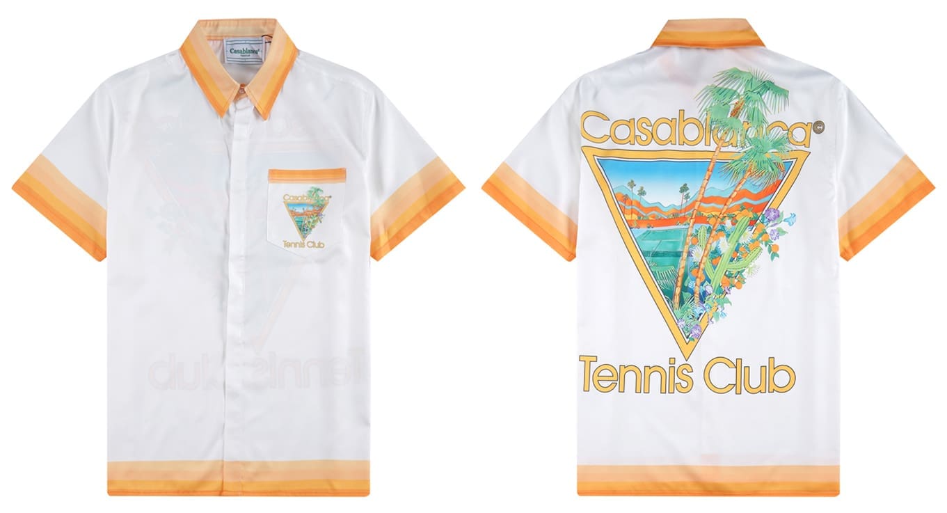 Casablanca 2024 Summer Holiday Matador Hawaiian Shorts Shirt for Men and Women