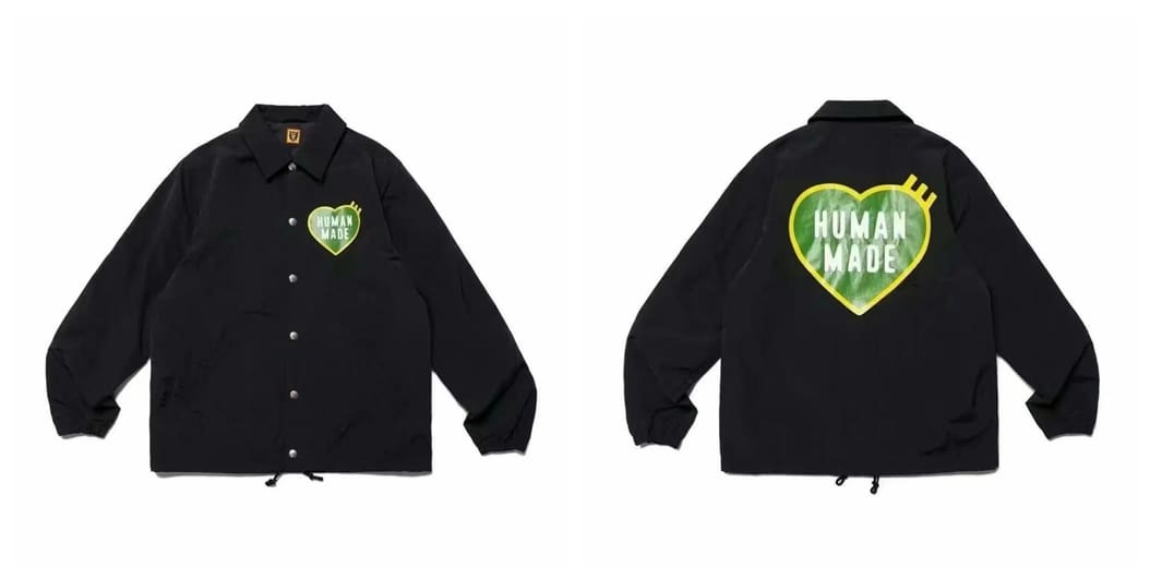 HUMAN made 2023 Spring and Autumn new men & women trendy retro overalls style casual puppy embroidery loose jacket coat