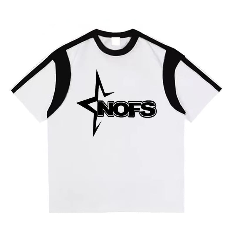 Nofs Printed Short Sleeve T-Shirt Casual Fashion for Men