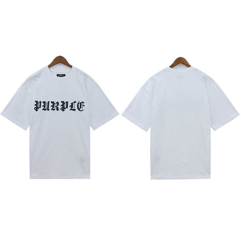 pu*re b*and gothic letter print short sleeve t-shirt for men