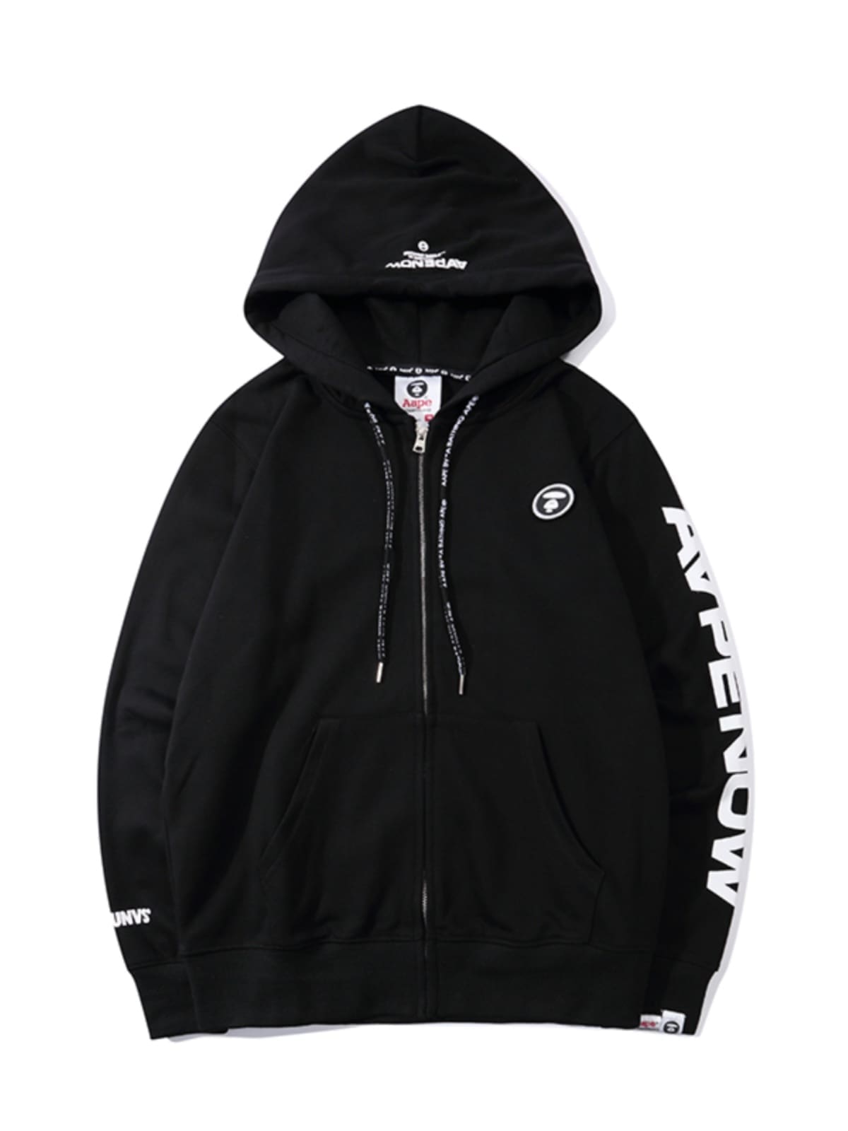 AAPE Ape Head Camouflage Zip Hoodie for Men and Women