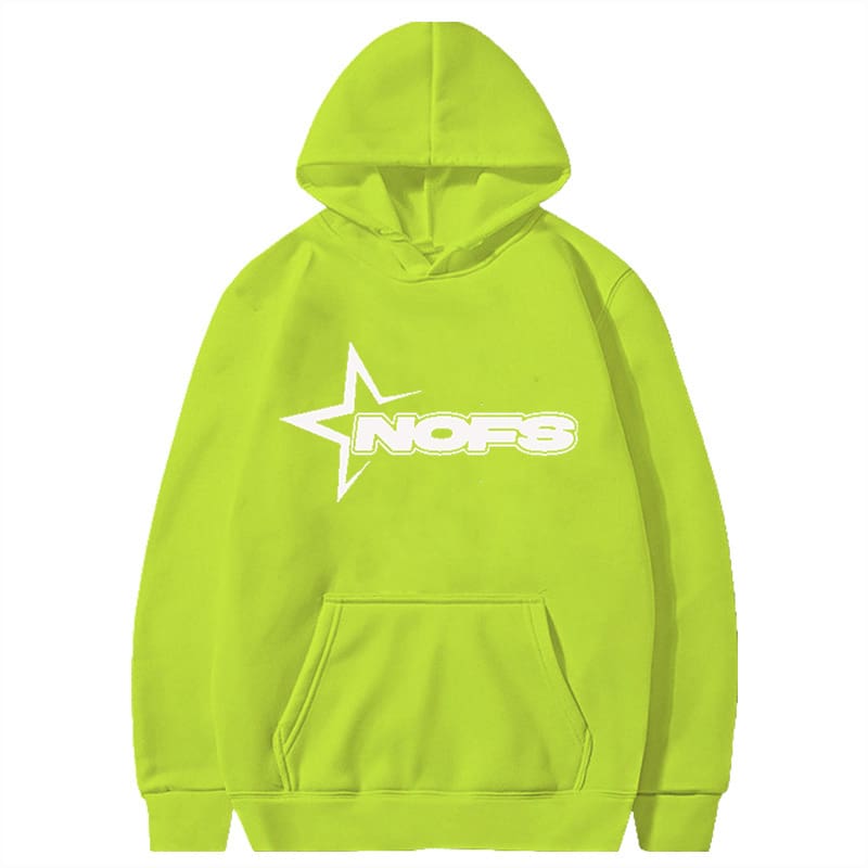 Letter Print Loose Sweatshirt Y2G Hip Hop Streetwear Pullover A