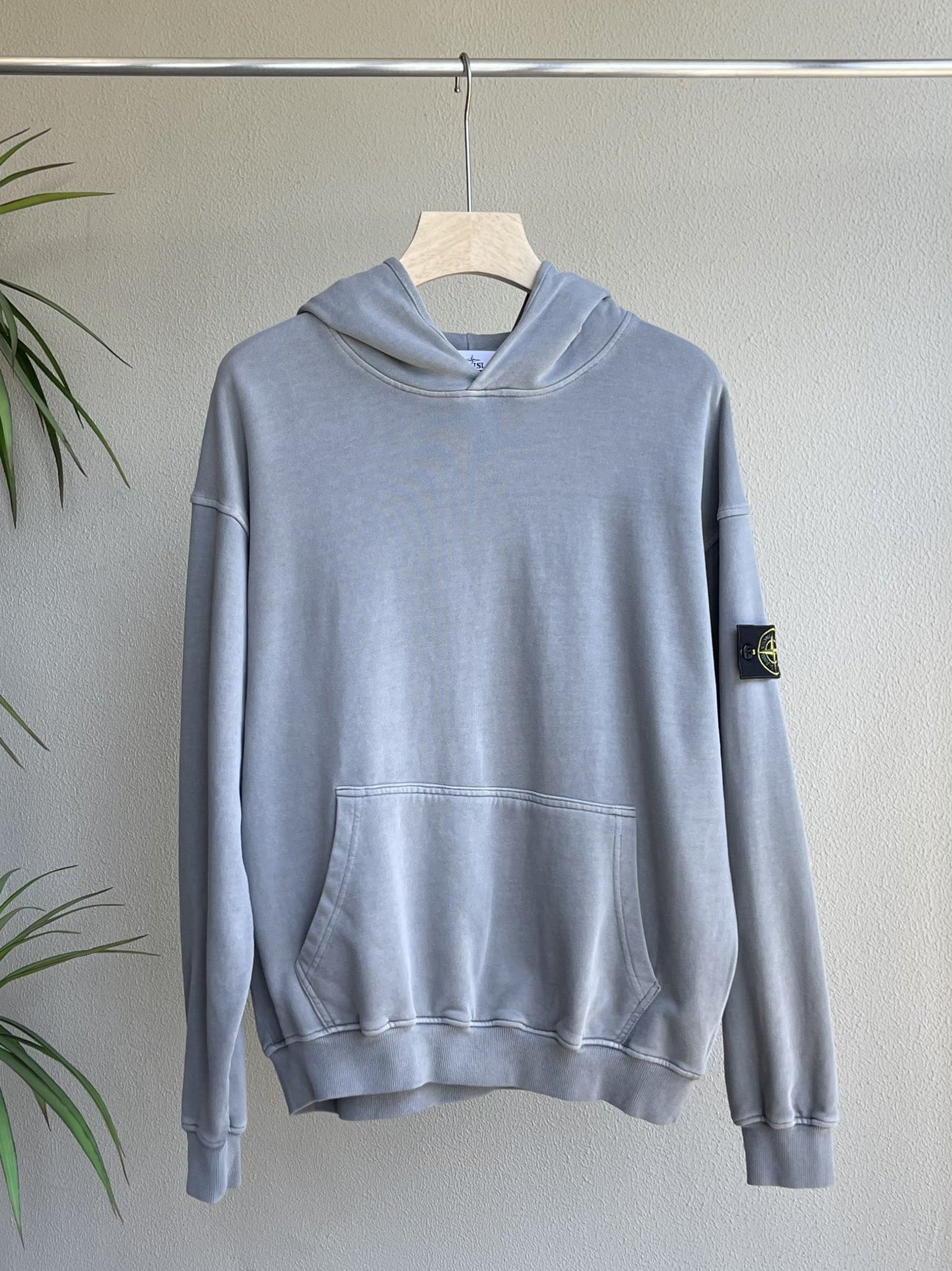 Stone Island Woolen Hoodie Spring Autumn Collection Black Cat