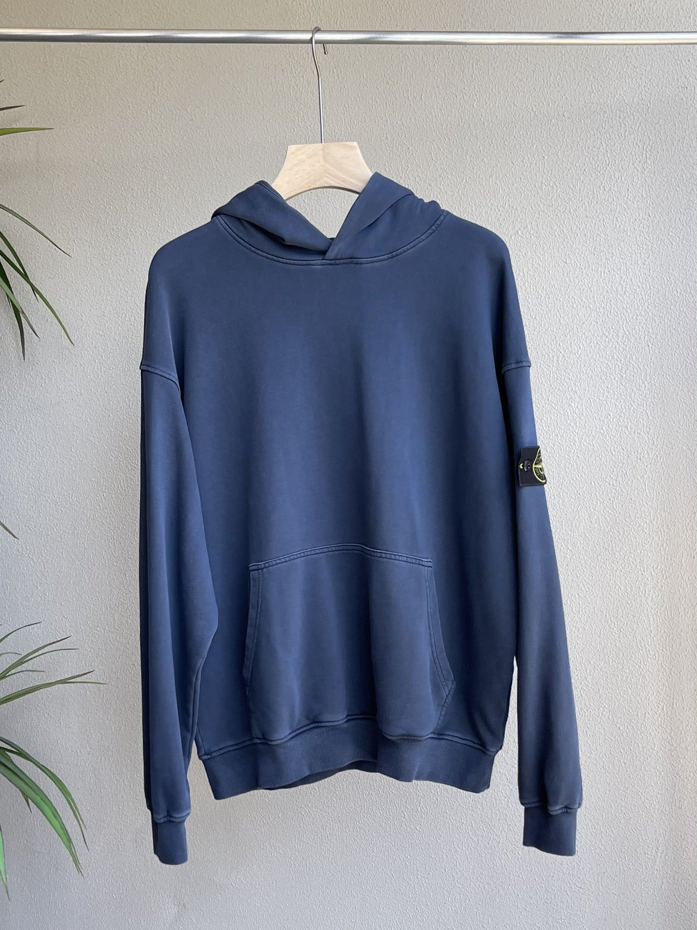 Stone Island Woolen Hoodie Spring Autumn Collection Black Cat