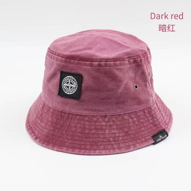 Stone Island men’s and women’s trendy fashion fisherman hat nylon quick-drying drawstring sun protection sun hat outdoor climbing hat