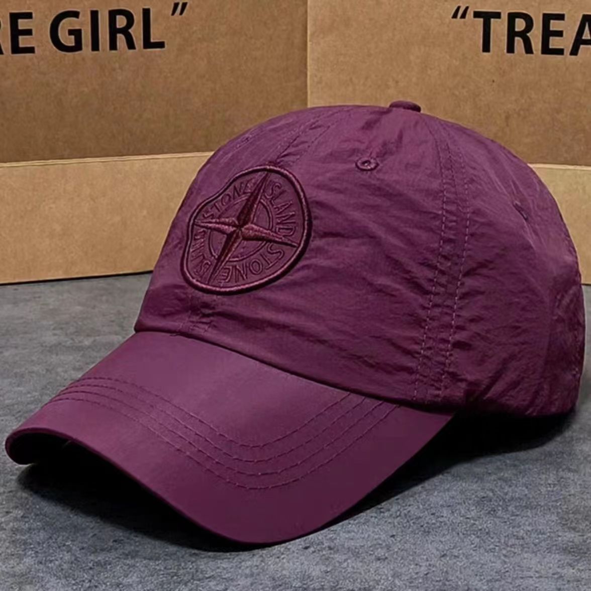 Stone Island Stone Island hat ultra-thin metal nylon peaked cap golf baseball cap sun hat